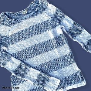 Vtg y2k grunge striped sweater